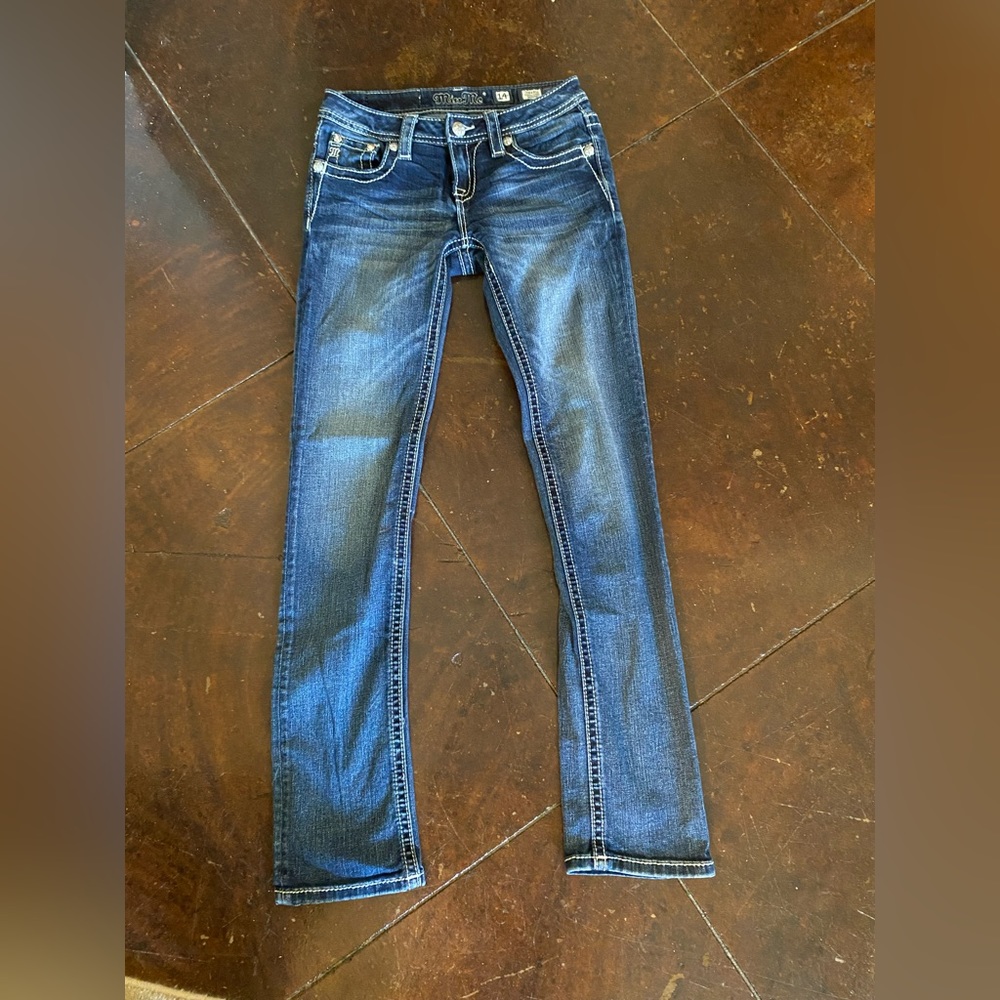 Girls Miss Me Straight Cut Jeans